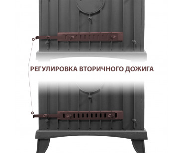 Фотография - Печь камин Везувий KZ-14S Антрацит - купить в Казани в магазине Печной центр