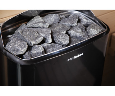 Фотография - Электрическая печь Sentiotec 100 series, black, 9 кВт - купить в Казани в магазине Печной центр