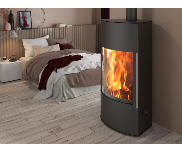 Фото - Дровяная печь Ember Гордана 480 L+ Black - Печной центр Казань Фотография - Дровяная печь Ember Гордана 480 L+ Black - купить в Казани в магазине Печной центр