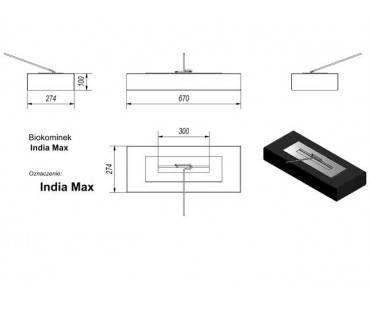 Фотография - Биокамин Kratki INDIA MAX - купить в Казани в магазине Печной центр