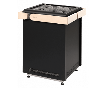 Фото - Электрическая печь Sentiotec Concept R Black, 12.0 кВт - Печной центр Казань Фотография - Электрическая печь Sentiotec Concept R Black, 12.0 кВт - купить в Казани в магазине Печной центр