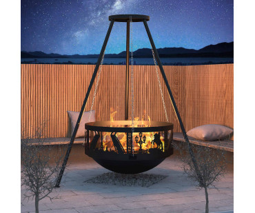 Фотография - Чугунная Костровая чаша Fantastic Ø 700 Антик - купить в Казани в магазине Печной центр