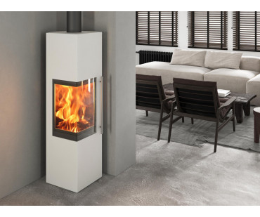 Фотография - Отопительная печь Стеван 700 XL white Ember - купить в Казани в магазине Печной центр