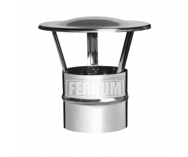 Фотография - Зонт-К Ferrum (430/0,5 мм) Ф120 - купить в Казани в магазине Печной центр