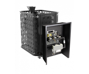 Фотография - Банная печь Verona 18 Газ Black Stove - купить в Казани в магазине Печной центр