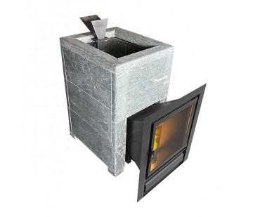 Фото - Банная печь Verona 18 Талькохлорит Black Stove - Печной центр Казань Фотография - Банная печь Verona 18 Талькохлорит Black Stove - купить в Казани в магазине Печной центр
