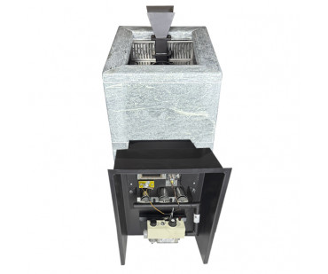 Фото - Банная печь Verona 18 Газ Талькохлорит Black Stove - Печной центр Казань Фотография - Банная печь Verona 18 Газ Талькохлорит Black Stove - купить в Казани в магазине Печной центр