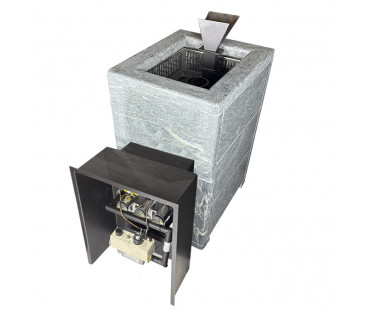 Фото - Банная печь Verona 18 Газ Талькохлорит Black Stove - Печной центр Казань Фотография - Банная печь Verona 18 Газ Талькохлорит Black Stove - купить в Казани в магазине Печной центр