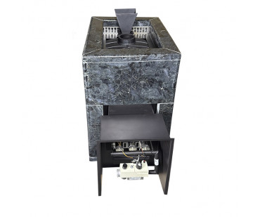 Фотография - Банная печь Verona 18 Газ Пироксенит Black Stove - купить в Казани в магазине Печной центр
