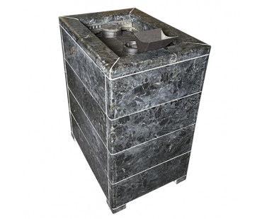 Фотография - Банная печь Verona 18 Газ Пироксенит Black Stove - купить в Казани в магазине Печной центр