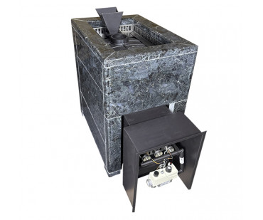 Фотография - Банная печь Verona 18 Газ Пироксенит Black Stove - купить в Казани в магазине Печной центр